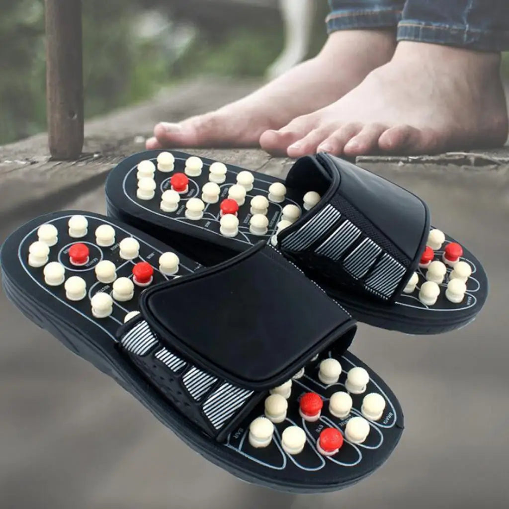 Reflexology Sandals Non-Slip Foot Massage Slippers For Women Men Elderly